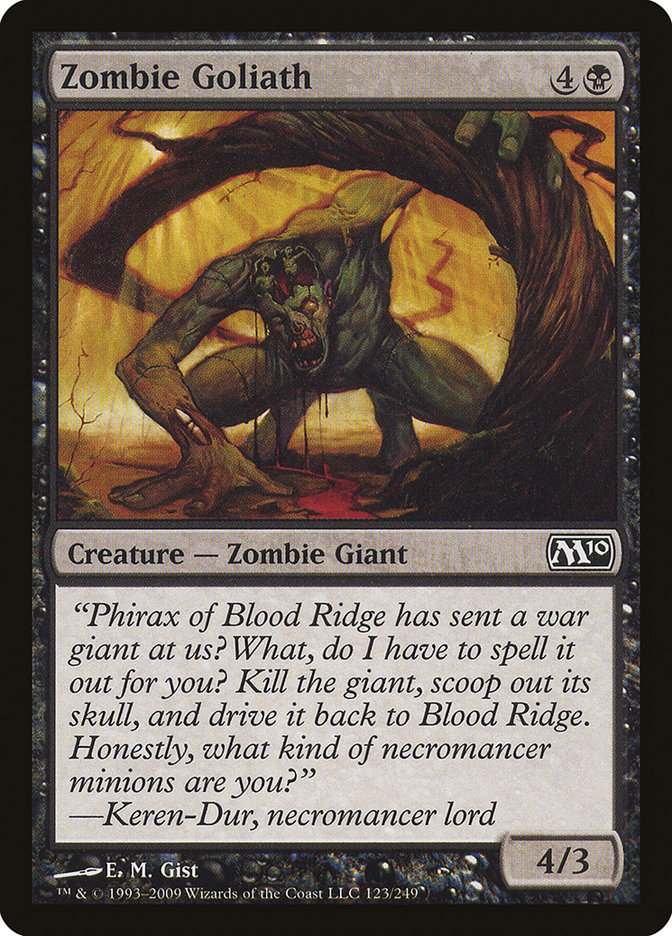 Zombie Goliath - [Foil] Magic 2010 (M10)