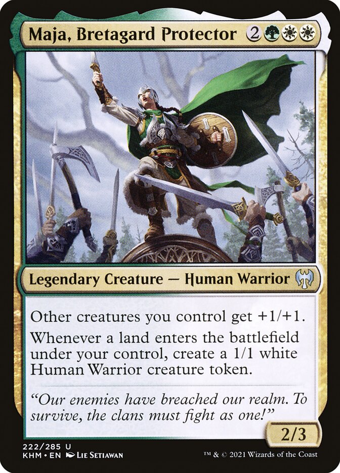 Maja, Bretagard Protector - [Foil] Kaldheim (KHM)