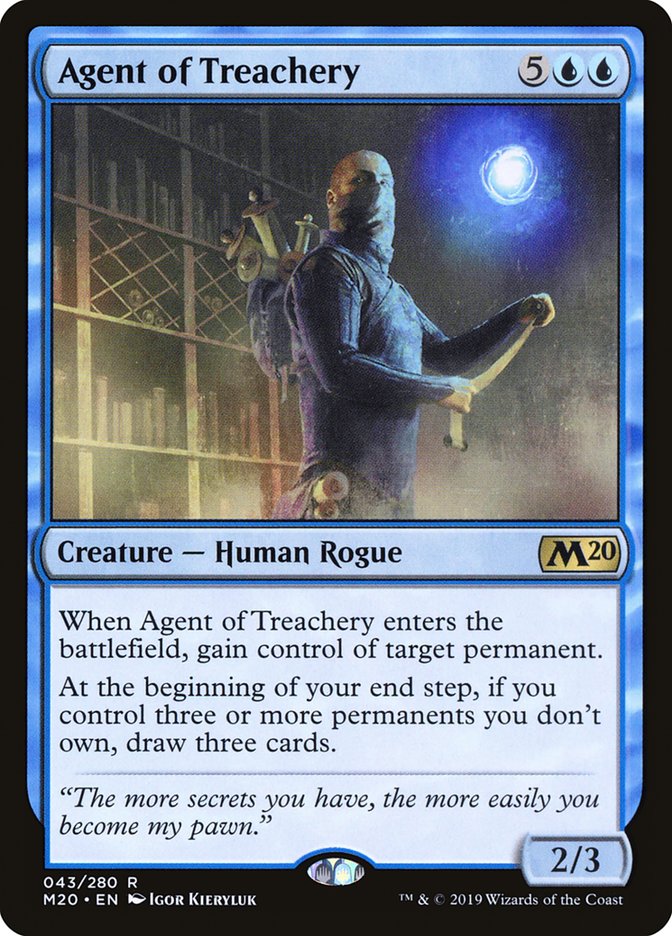 Agent of Treachery - [Foil] Core Set 2020 (M20)