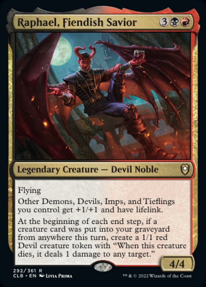 Raphael, Fiendish Savior - [Foil] Commander Legends: Battle for Baldur's Gate (CLB)