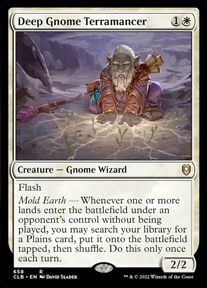 Deep Gnome Terramancer - Commander Legends: Battle for Baldur's Gate (CLB)