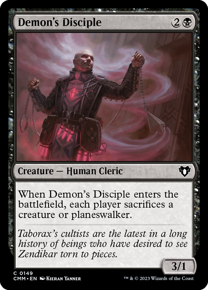 Demon's Disciple - [Foil] Commander Masters (CMM)