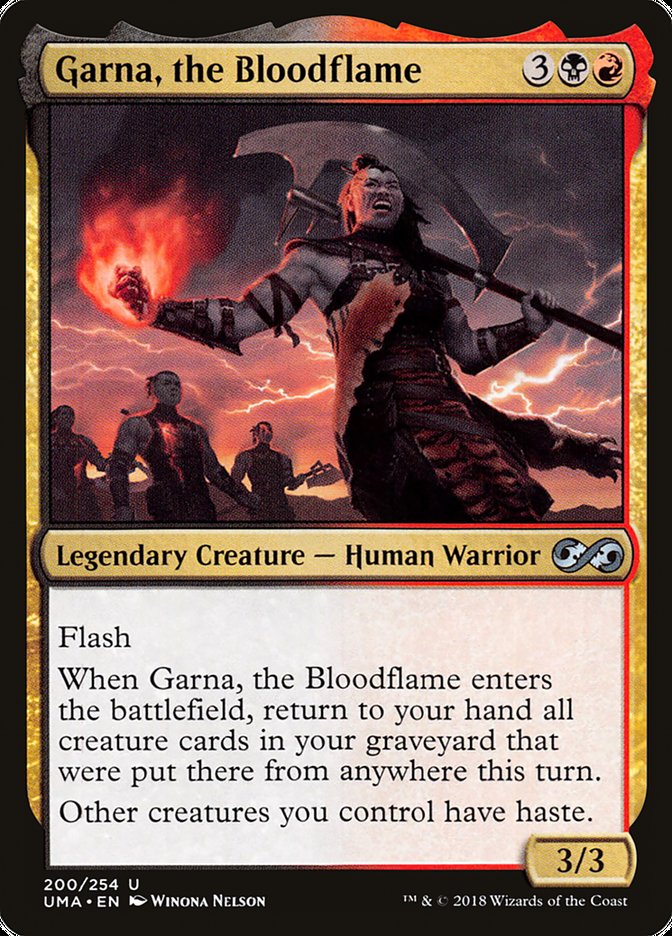 Garna, the Bloodflame - [Foil] Ultimate Masters (UMA)