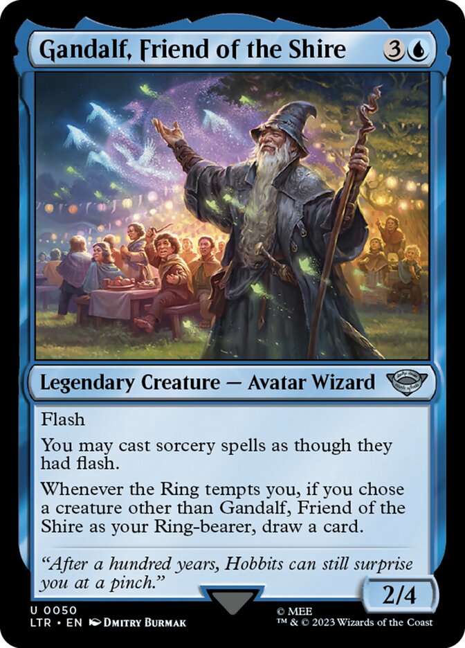 Gandalf, Friend of the Shire - [Foil] The Lord of the Rings: Tales of Middle-earth (LTR)