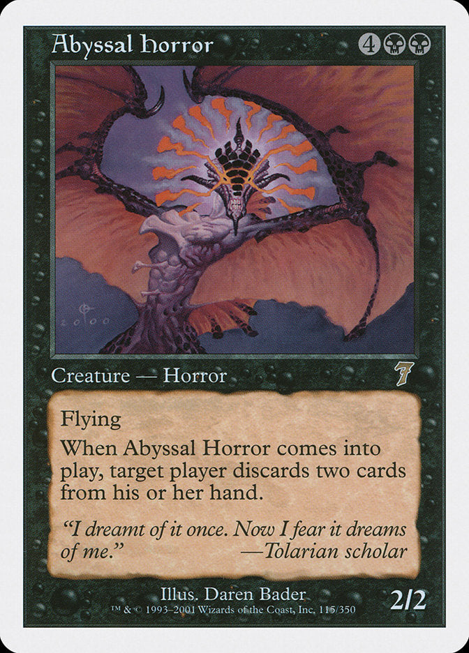 Abyssal Horror - Seventh Edition (7ED)