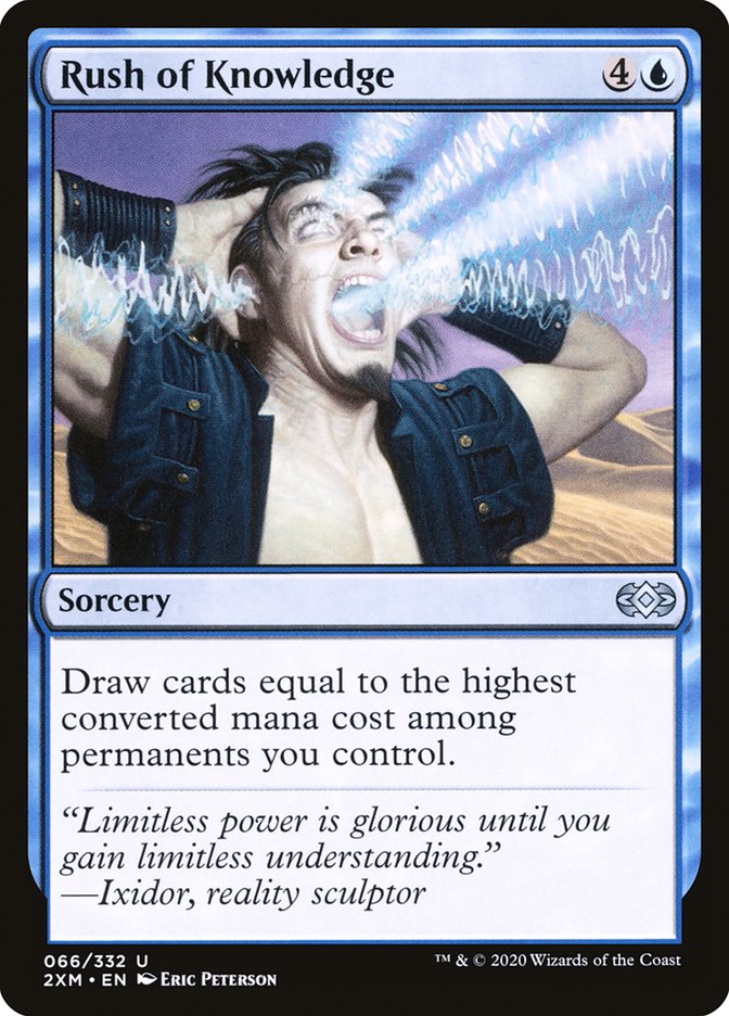 Rush of Knowledge - [Foil] Double Masters (2XM)
