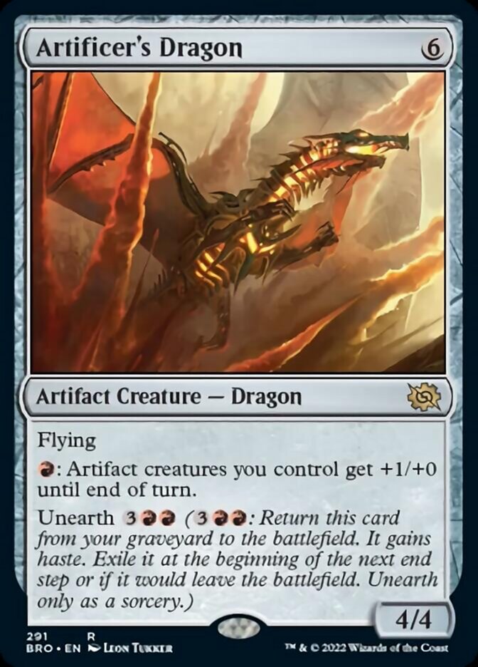Artificer's Dragon - [Foil] The Brothers' War (BRO)