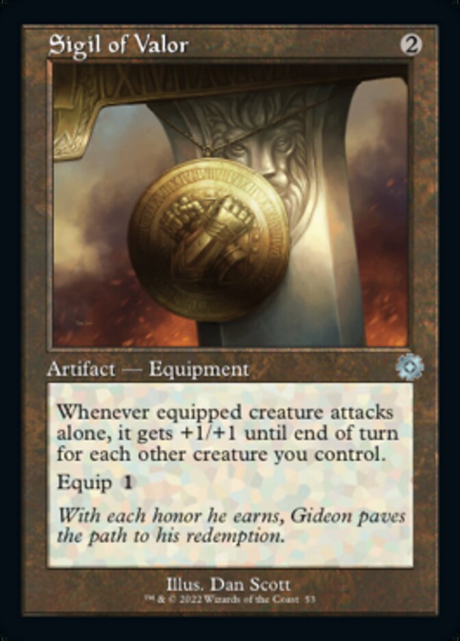 Sigil of Valor - [Foil] The Brothers' War Retro Artifacts (BRR)