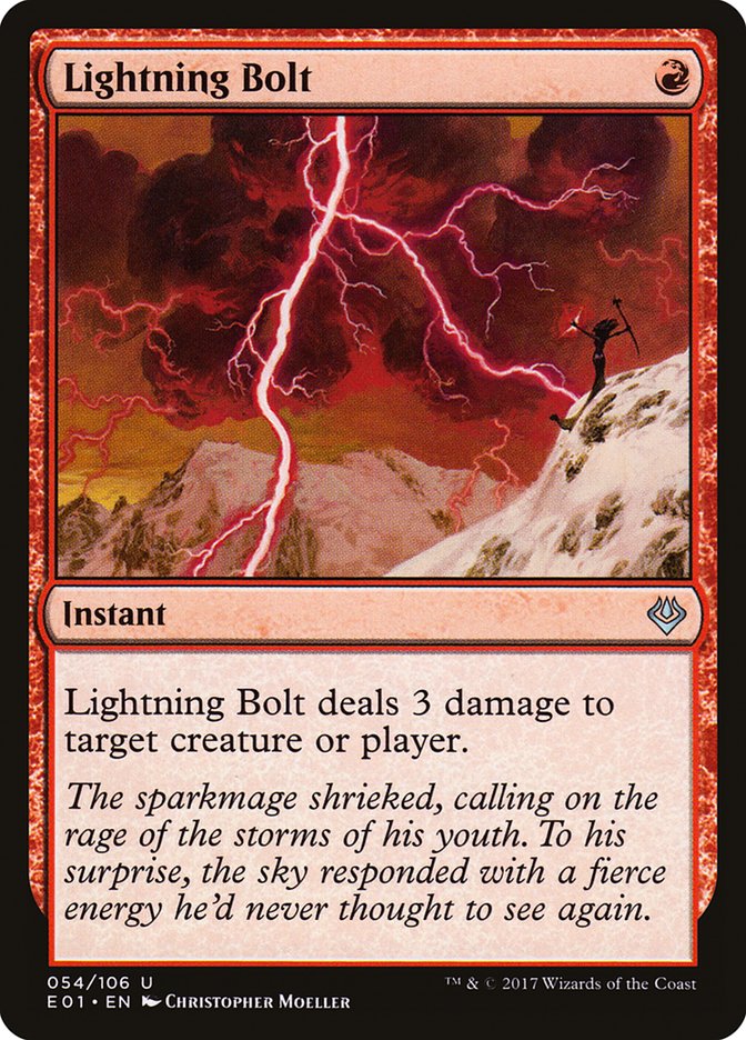 Lightning Bolt - Archenemy: Nicol Bolas (E01)