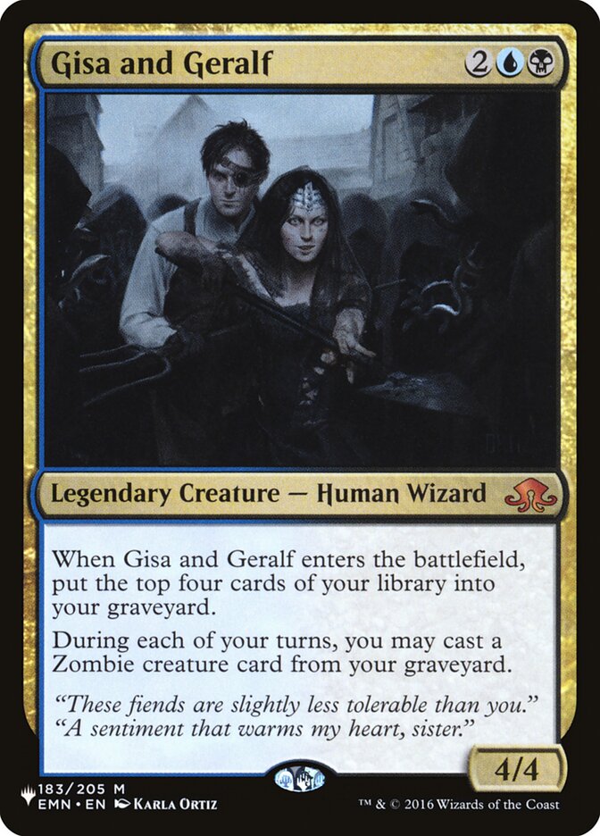Gisa and Geralf - The List (PLIST)