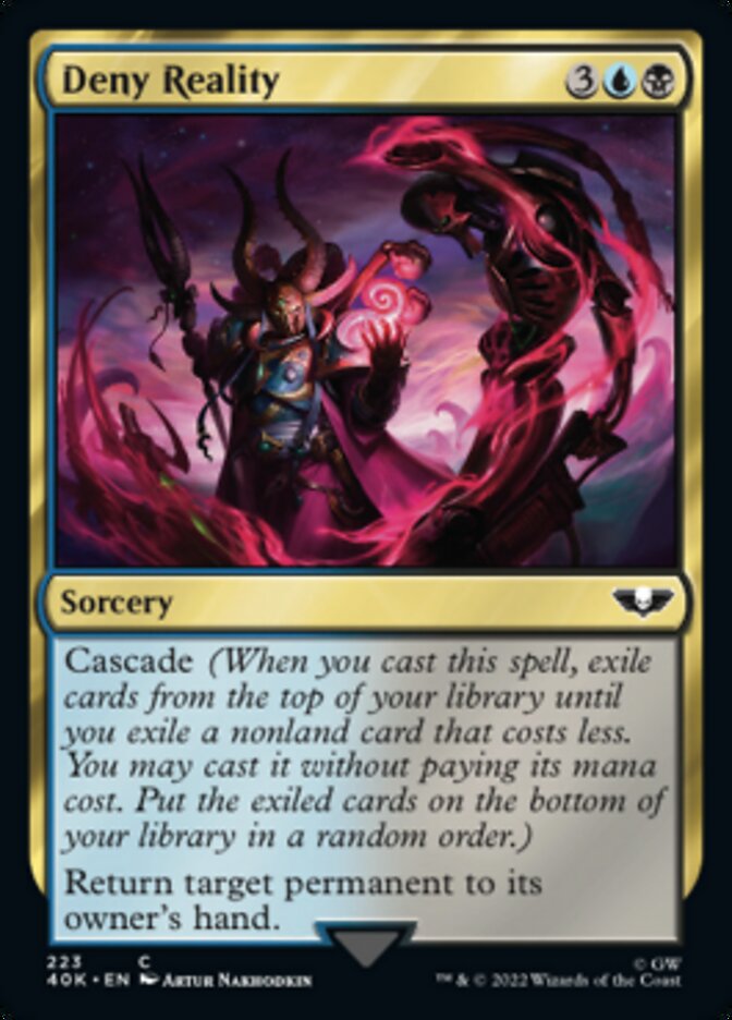 Deny Reality - [Surge Foil] Warhammer 40,000 Commander (40K)