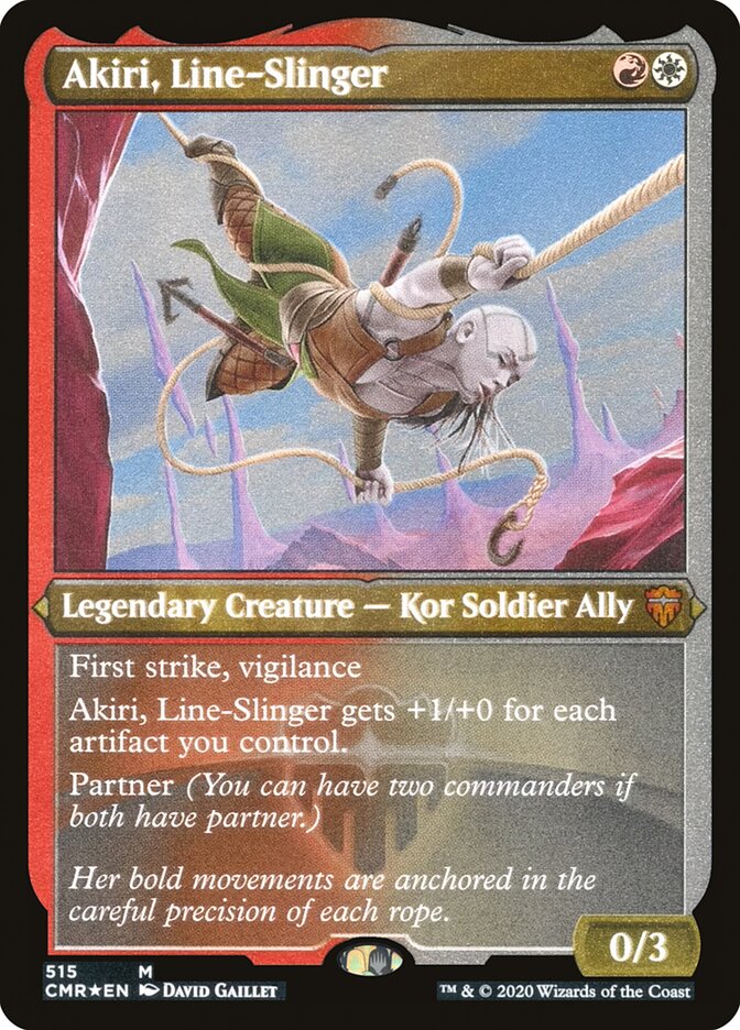 Akiri, Line-Slinger - [Etched Foil] Commander Legends (CMR)