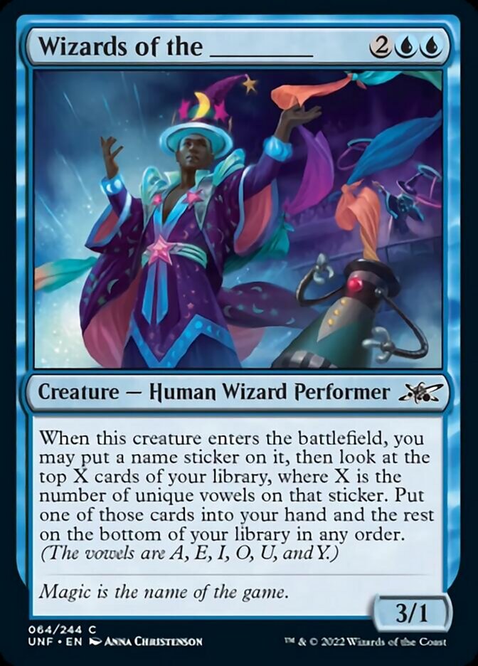 Wizards of the _____ - Unfinity (UNF)