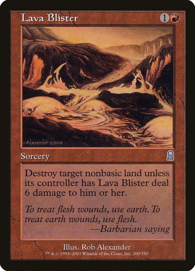 Lava Blister - [Retro Frame] Odyssey (ODY)