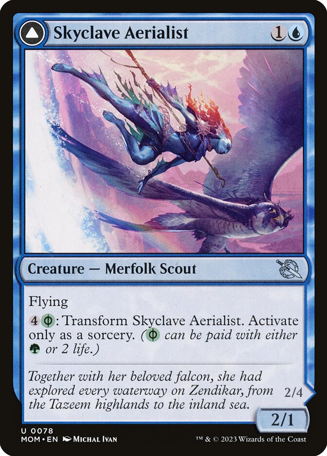 Skyclave Aerialist // Skyclave Invader - [Foil] March of the Machine (MOM)