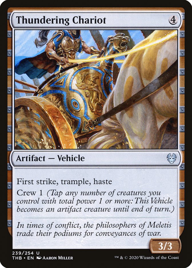 Thundering Chariot - [Foil] Theros Beyond Death (THB)