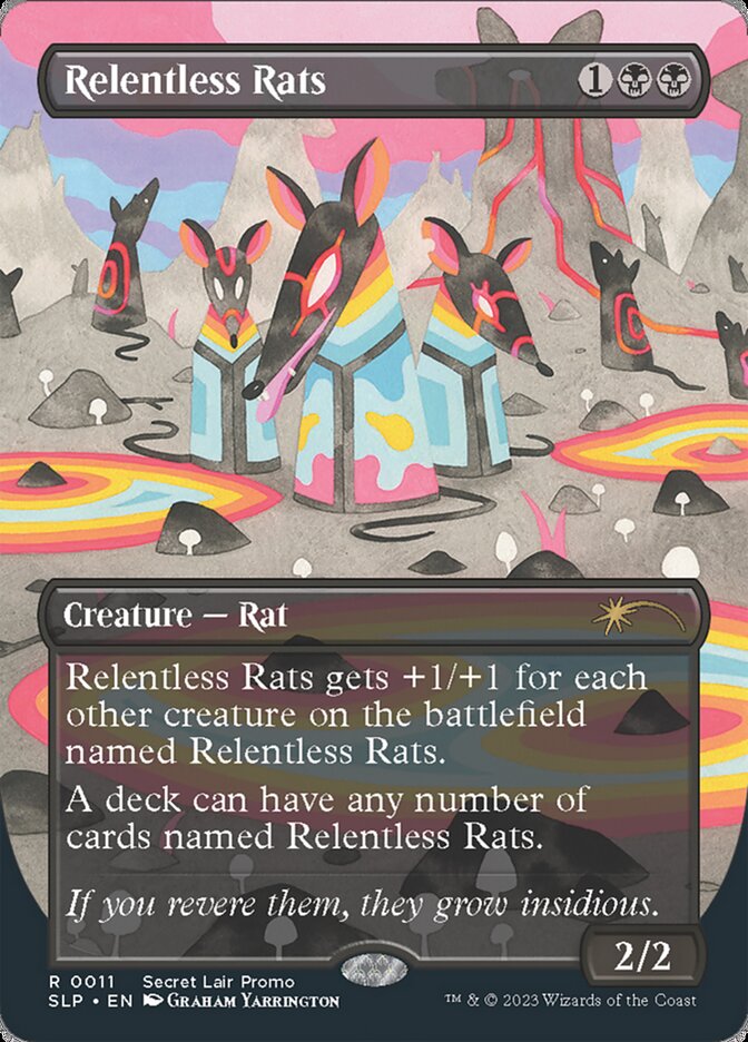 Relentless Rats - [Foil, Promo] Secret Lair Showdown (SLP)