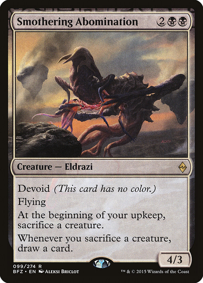 Smothering Abomination - Battle for Zendikar (BFZ)