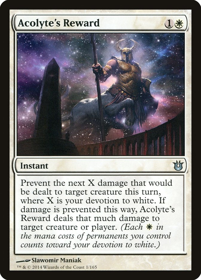 Acolyte's Reward - Born of the Gods (BNG)