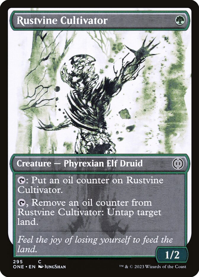 Rustvine Cultivator - [Showcase] Phyrexia: All Will Be One (ONE)
