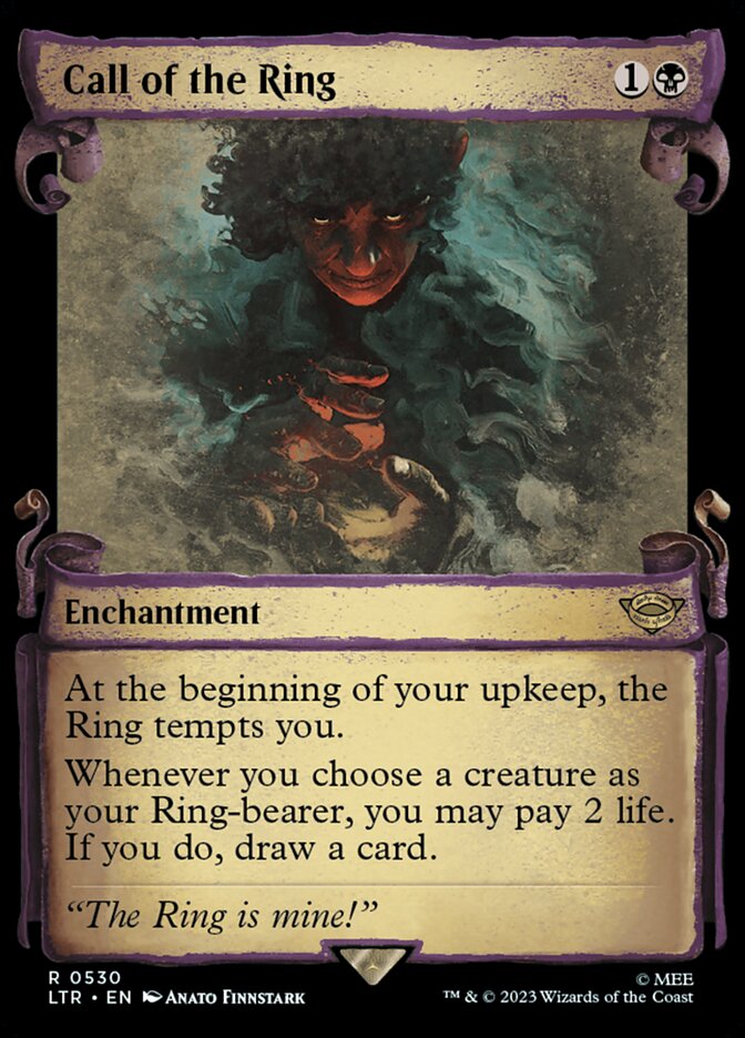 Call of the Ring - [Foil, Showcase Scroll] The Lord of the Rings: Tales of Middle-earth (LTR)