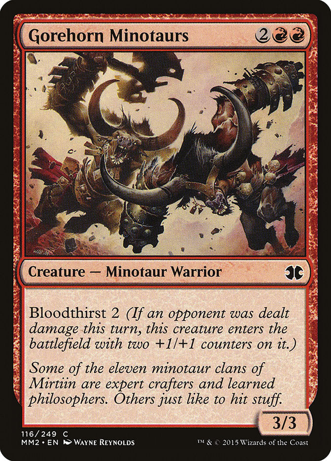 Gorehorn Minotaurs - [Foil] Modern Masters 2015 (MM2)
