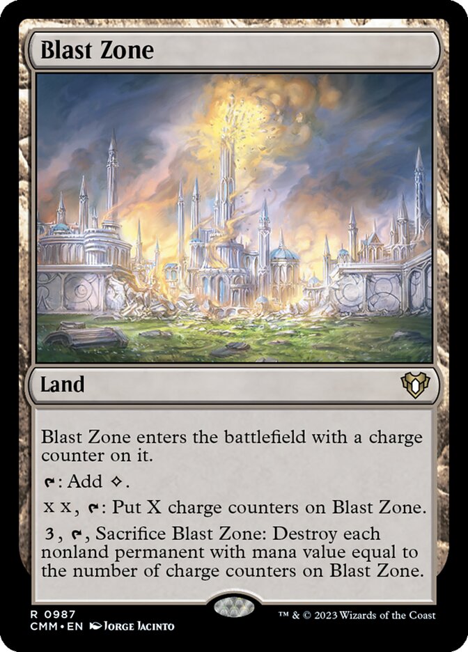 Blast Zone - [Foil] Commander Masters (CMM)