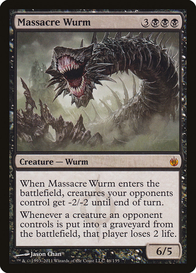 Massacre Wurm - [Foil] Mirrodin Besieged (MBS)