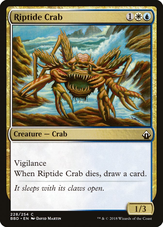 Riptide Crab - [Foil] Battlebond (BBD)