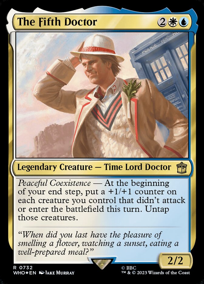 The Fifth Doctor - [Surge Foil] Doctor Who (WHO)