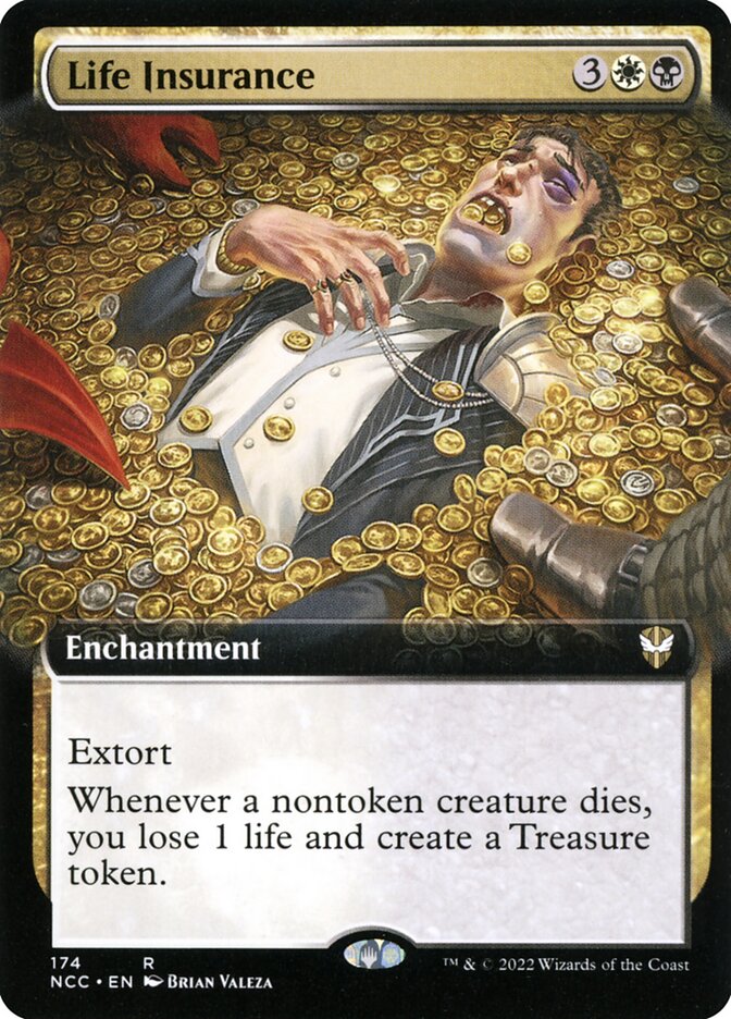 Life Insurance - [Foil, Extended Art] New Capenna Commander (NCC)