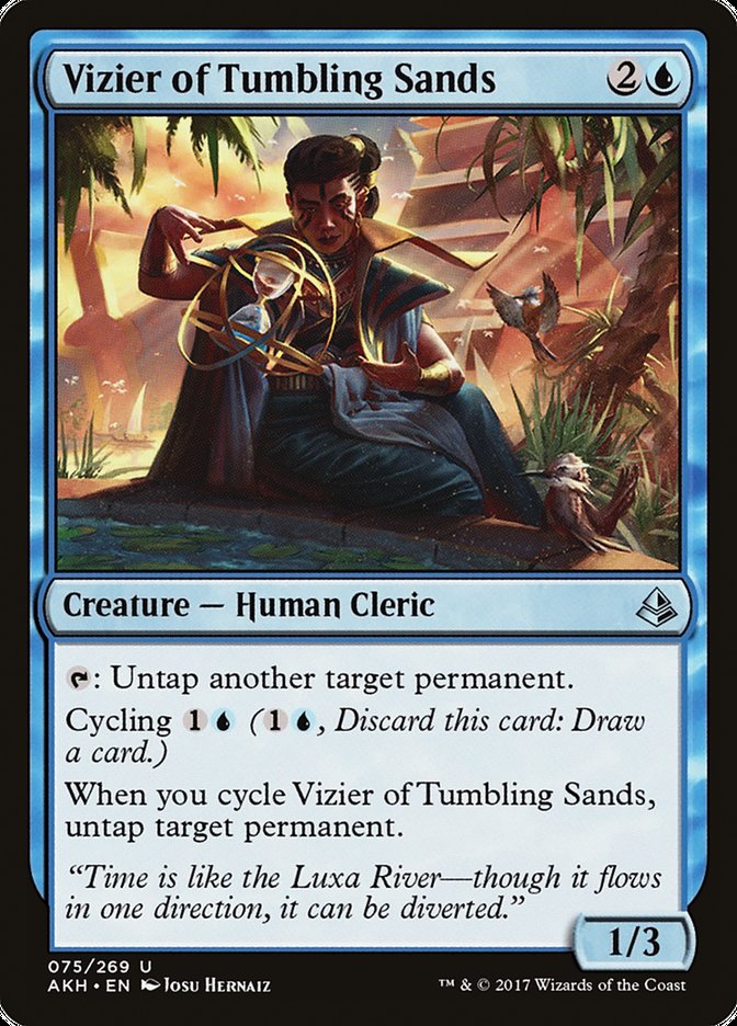 Vizier of Tumbling Sands - [Foil] Amonkhet (AKH)