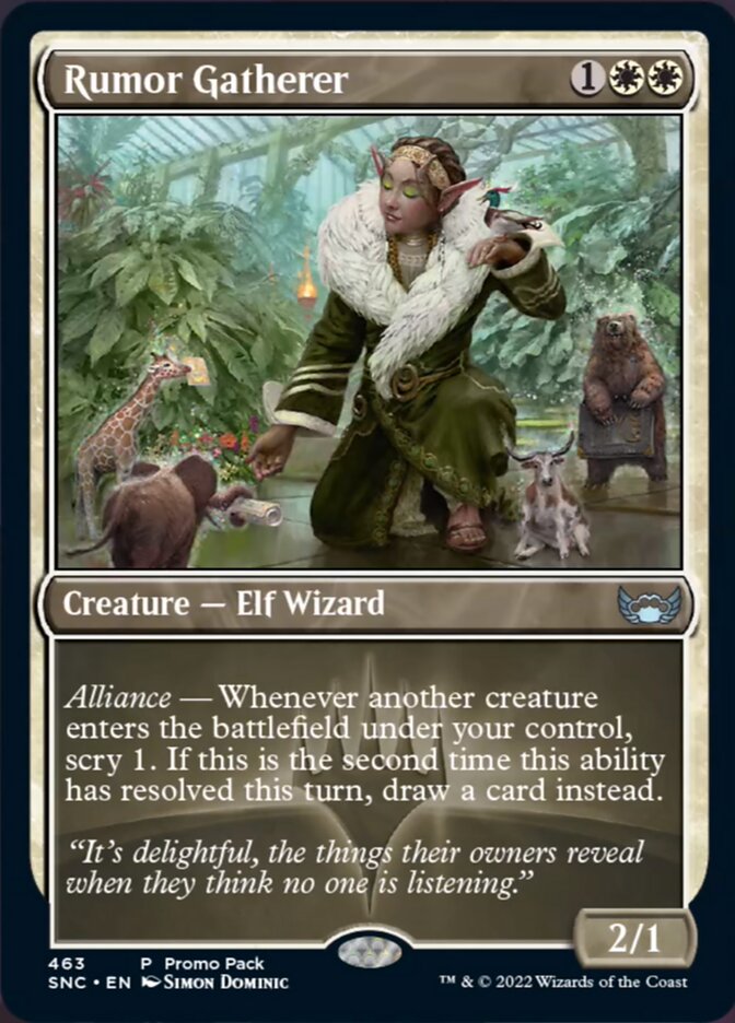 Rumor Gatherer - [Promo] Streets of New Capenna (SNC)
