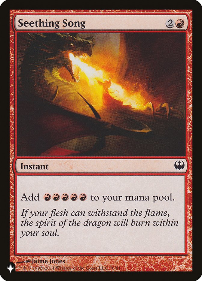Seething Song - [Foil] The List (PLIST)