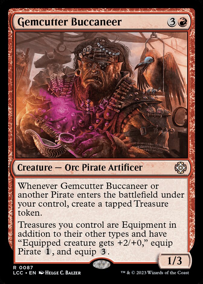 Gemcutter Buccaneer - Lost Caverns of Ixalan Commander (LCC)