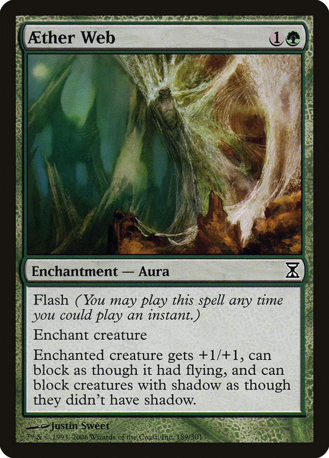 Aether Web - [Foil] Time Spiral (TSP)