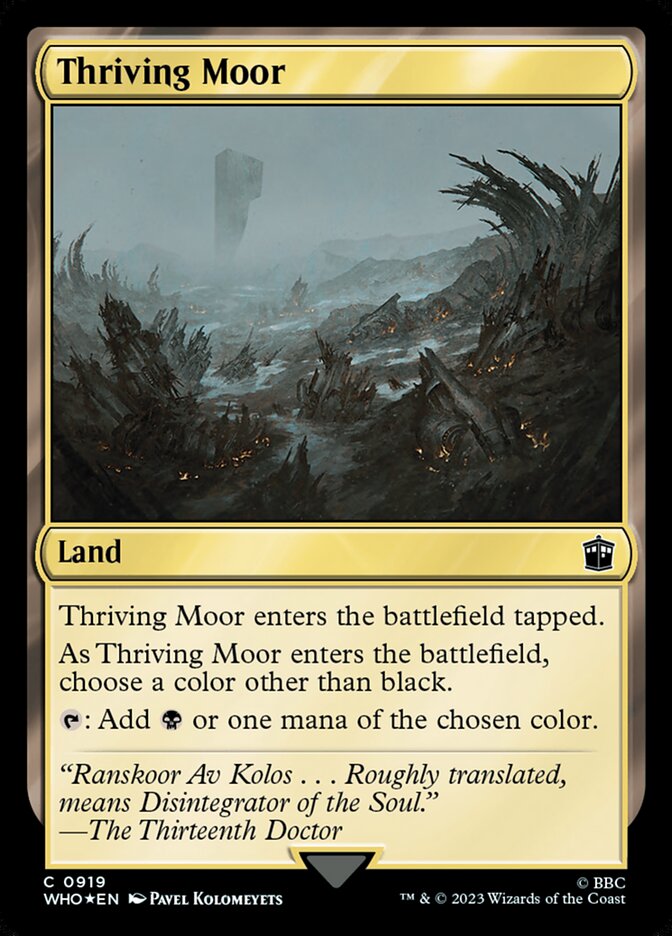 Thriving Moor - [Surge Foil] Doctor Who (WHO)