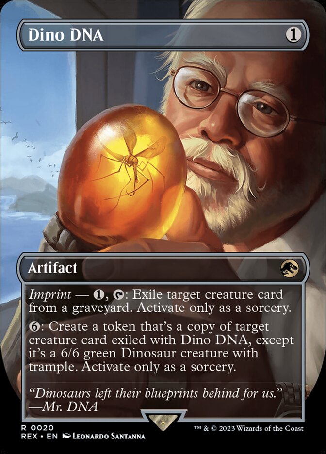 Dino DNA - [Foil, Borderless] Jurassic World Collection (REX)