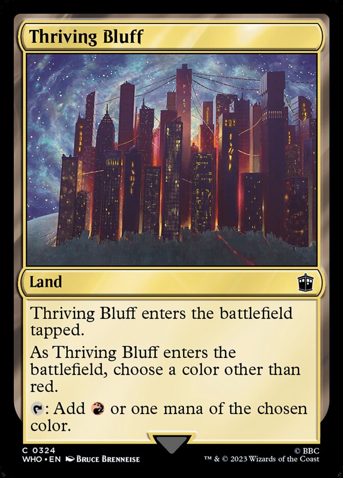 Thriving Bluff - [Foil] Doctor Who (WHO)