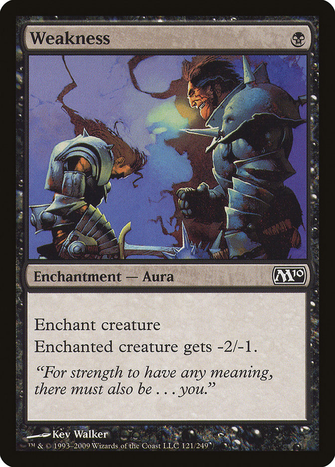 Weakness - [Foil] Magic 2010 (M10)