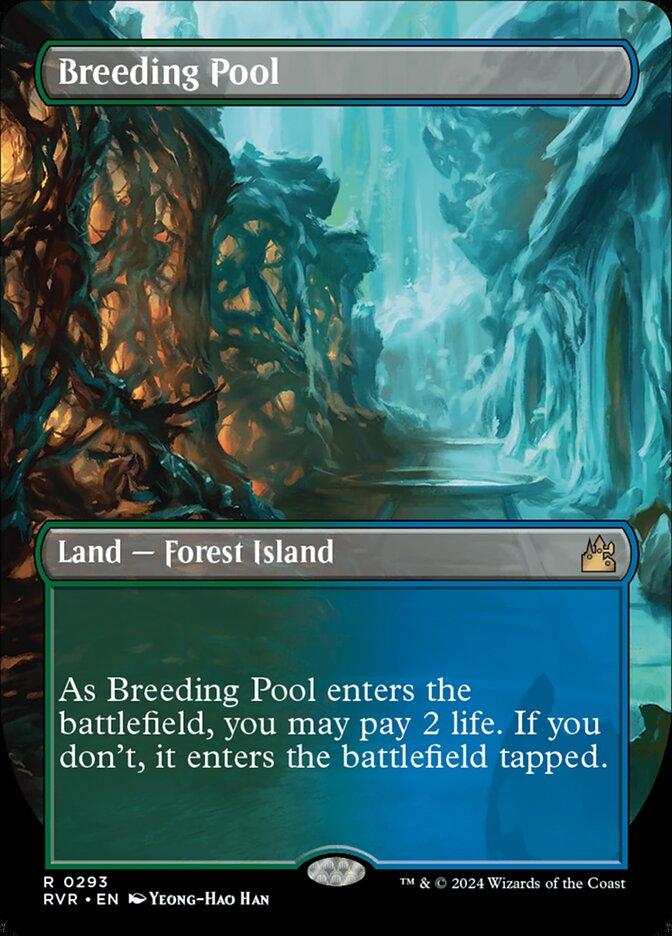 Breeding Pool - [Foil, Borderless] Ravnica Remastered (RVR)