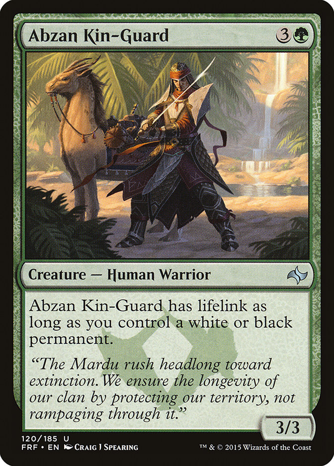 Abzan Kin-Guard - Fate Reforged (FRF)