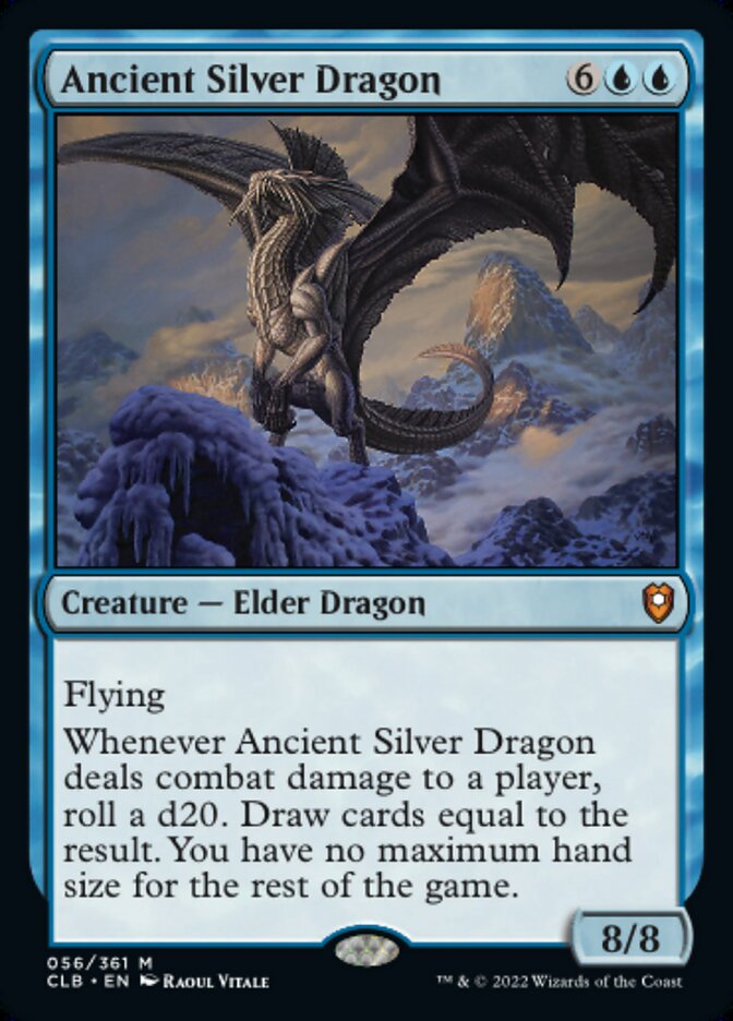 Ancient Silver Dragon - [Foil] Commander Legends: Battle for Baldur's Gate (CLB)