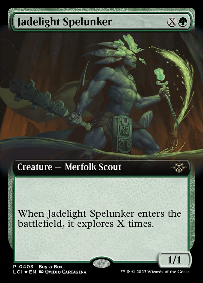 Jadelight Spelunker - [Foil, Extended Art] The Lost Caverns of Ixalan (LCI)