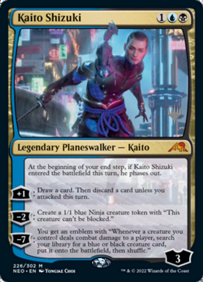 Kaito Shizuki - [Promo] Kamigawa: Neon Dynasty Promos (PNEO)