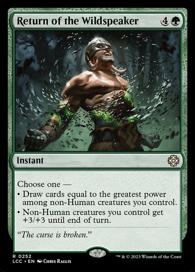 Return of the Wildspeaker - Lost Caverns of Ixalan Commander (LCC)