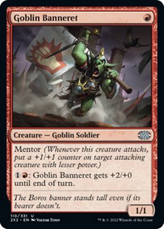 Goblin Banneret - [Foil] Double Masters 2022 (2X2)