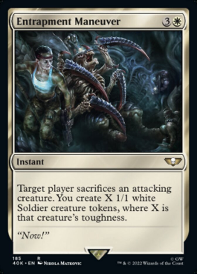 Entrapment Maneuver - [Surge Foil] Warhammer 40,000 Commander (40K)