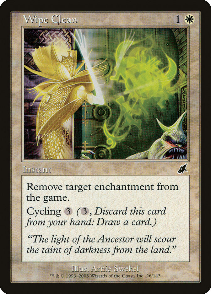 Wipe Clean - [Foil] Scourge (SCG)