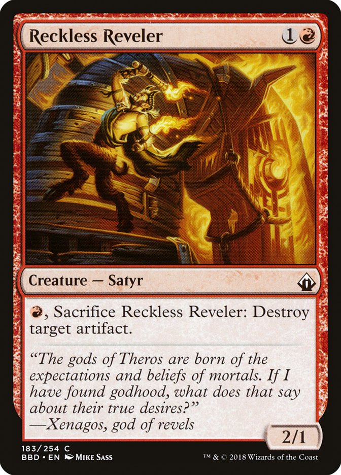 Reckless Reveler - [Foil] Battlebond (BBD)